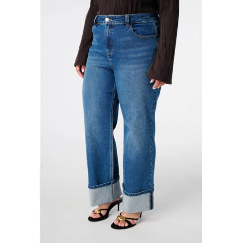MS Mode slim fit jeans medium blue denim afbeelding