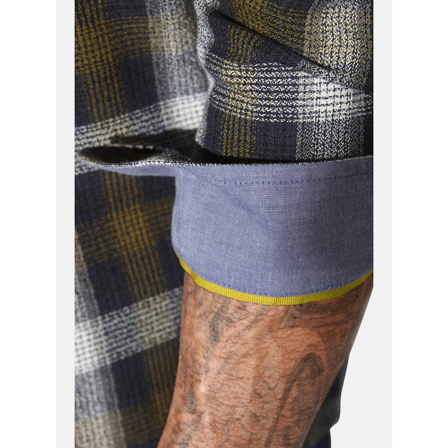 Jan Vanderstorm +FIT Collectie casual overhemd OLAFGARD Plus Size