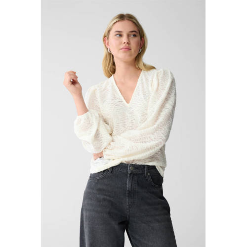 Shoeby top ecru afbeelding