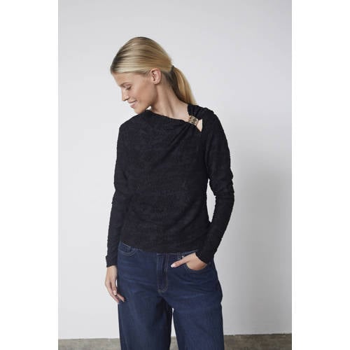 SisterS Point asymmetrische top zwart afbeelding