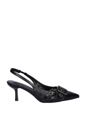 slingback pumps zwart