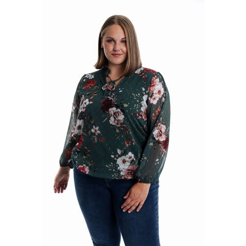 Paprika top groen met lurex afbeelding
