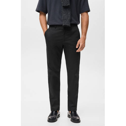 Mango Man slim chino zwart afbeelding