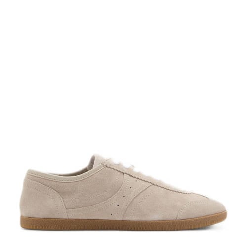 Mango suède sneakers beige afbeelding