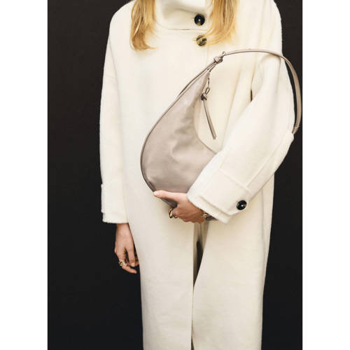 Mango schoudertas beige afbeelding