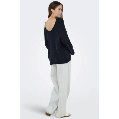 JDY trui donkerblauw gebreid afbeelding