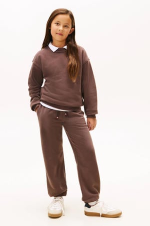 joggingbroek donkerbruin