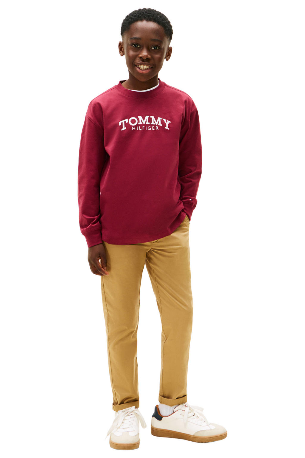 Tommy Hilfiger longsleeve rood