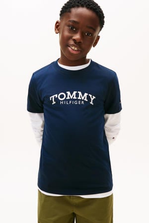 T-shirt donkerblauw