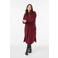 Zizzi midi jurk donkerrood