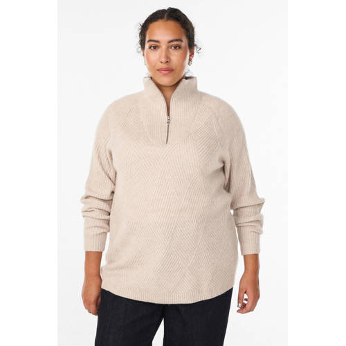 Zizzi sweater beige afbeelding