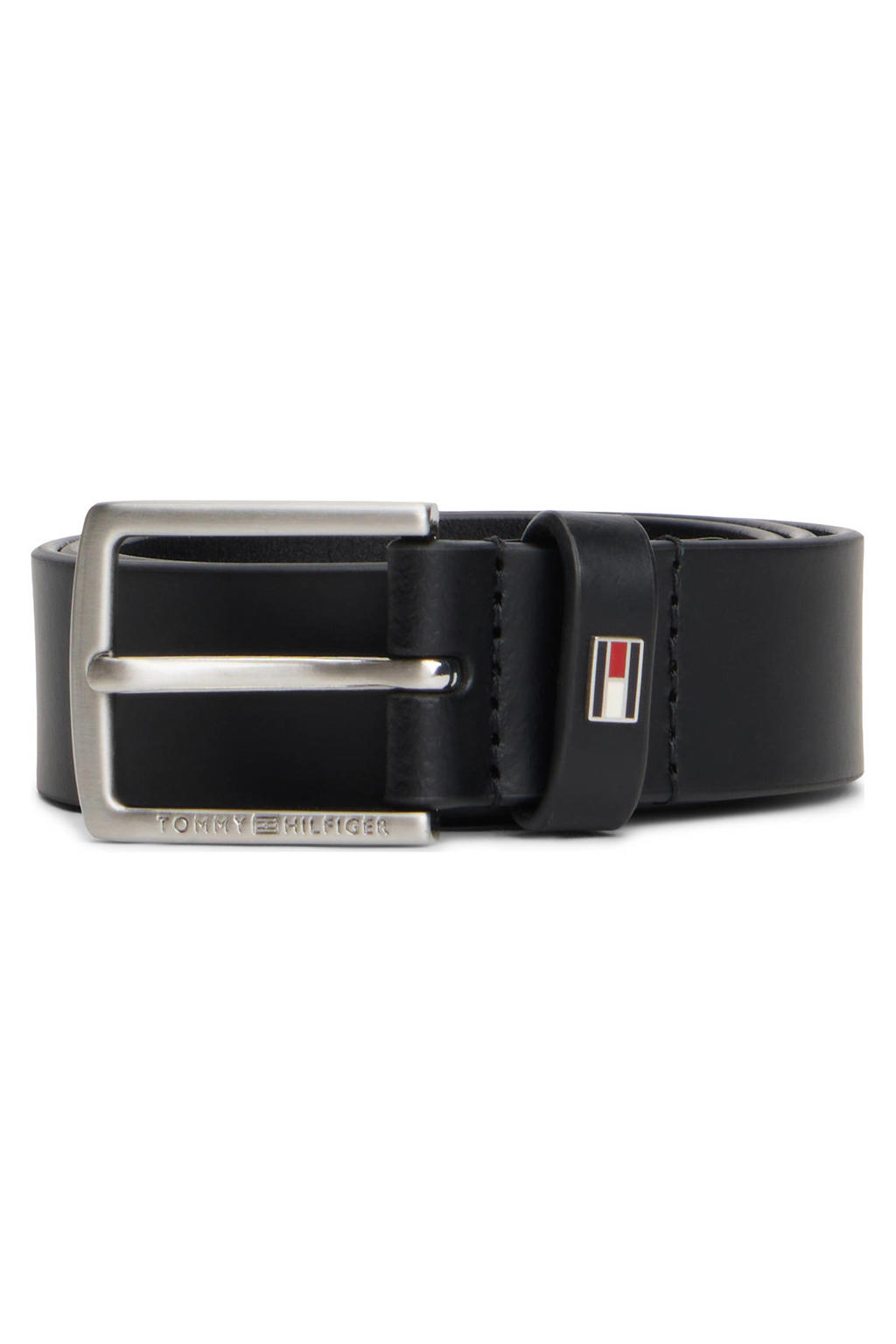 Tommy Hilfiger leren riem zwart