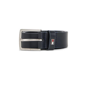 leren riem donkerblauw
