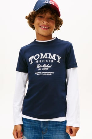T-shirt donkerblauw