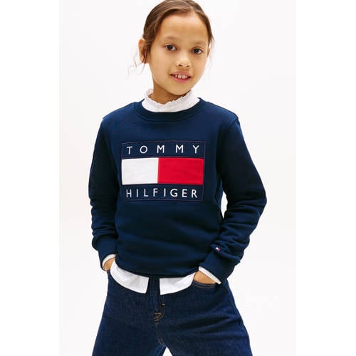 Tommy Hilfiger sweater donkerblauw afbeelding