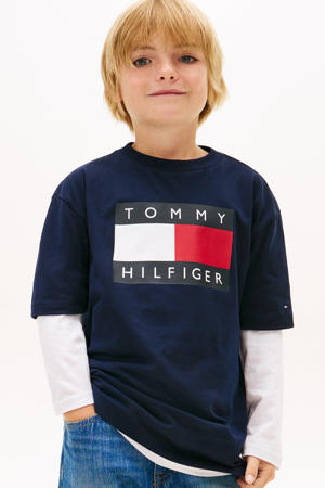 T-shirt donkerblauw