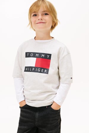 T-shirt lichtgrijs