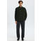 Selected regular casual overhemd donkergroen