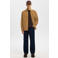 Selected regular casual overhemd bruin