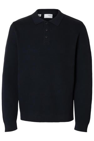 gebreide trui donkerblauw