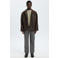 Selected Slh196-Straight Robert String Pant Noos straight casual broek grijs
