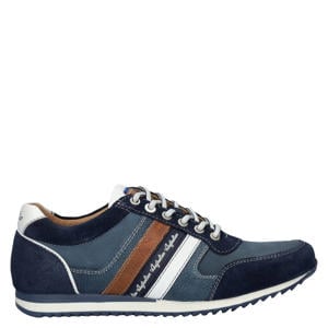 Camaro leren sneakers blauw