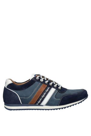 Camaro leren sneakers blauw