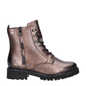 gevoerde leren veterboots brons