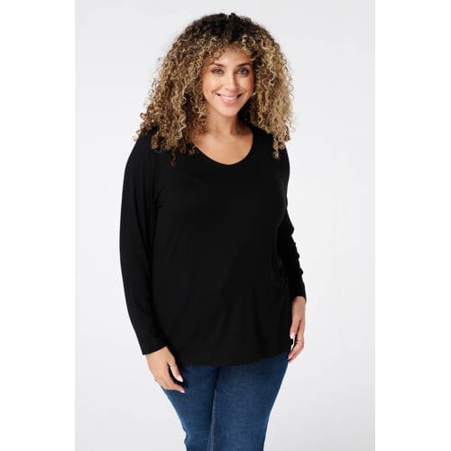 MS Mode longsleeve zwart afbeelding