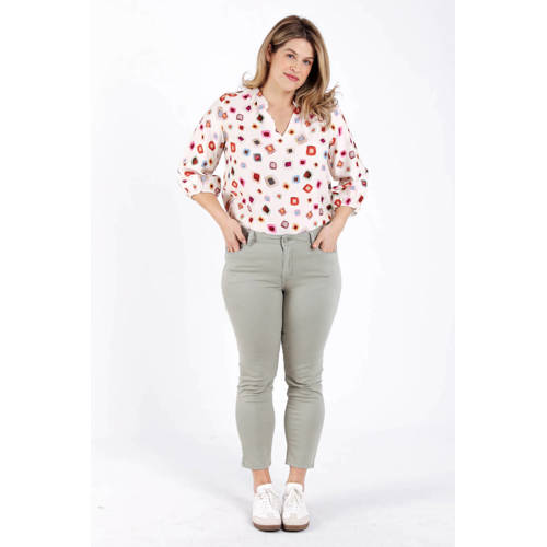 Paprika skinny jeans kaki afbeelding