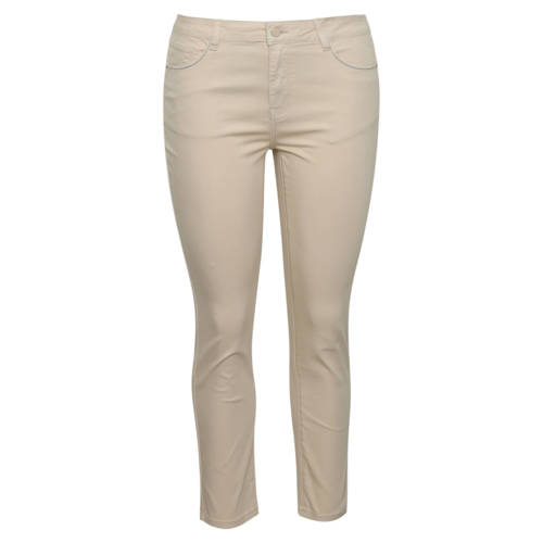 Paprika slim regular waist broek beige afbeelding