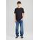 America Today waist loose fit jeans dark blue denim