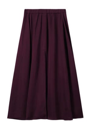 A-lijn rok aubergine