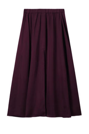 A-lijn rok aubergine