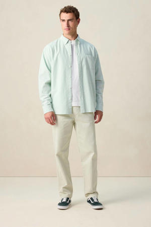 regular casual overhemd groen