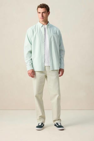 regular casual overhemd groen