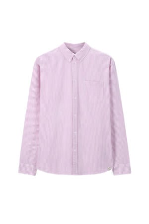 regular casual overhemd lichtroze