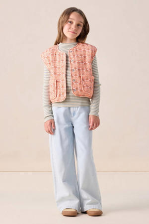 wide leg jeans light blue denim
