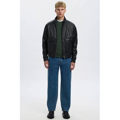 SELECTED HOMME sweater donkergroen afbeelding