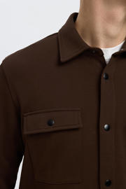 thumbnail: Selected overshirt donkerbruin