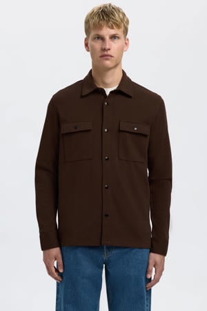 overshirt donkerbruin