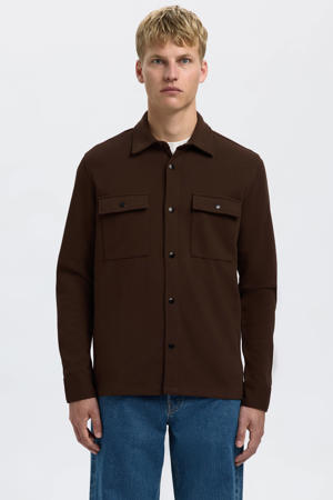overshirt donkerbruin