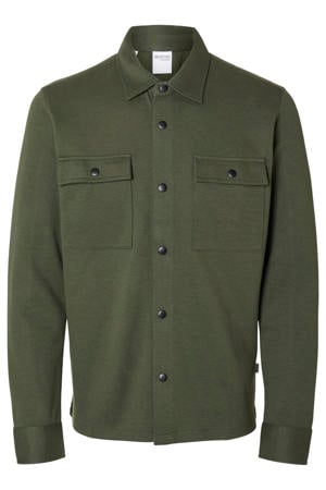 overshirt donkergroen