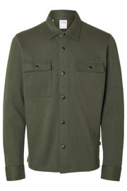 thumbnail: Selected overshirt donkergroen