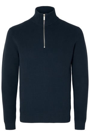 gebreide trui donkerblauw