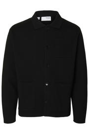 thumbnail: Selected cardigan gebreid zwart