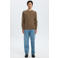 Selected gebreide trui bruin