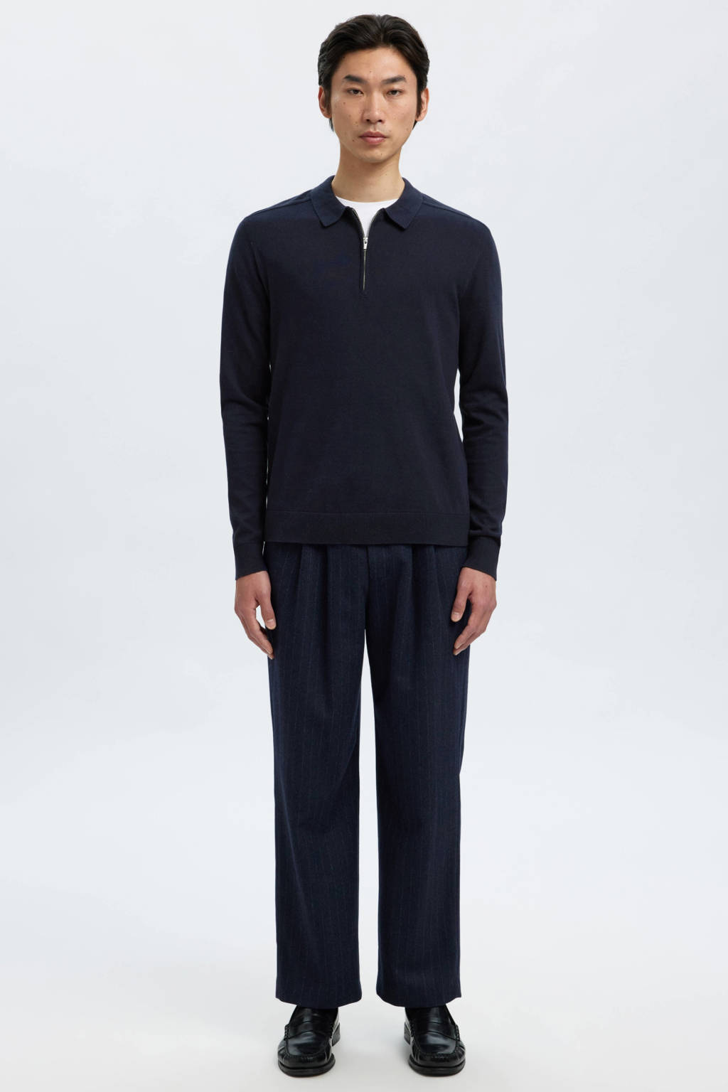 Gebreide katoenen trui met ritssluiting voor heren | Ralph Lauren® NL