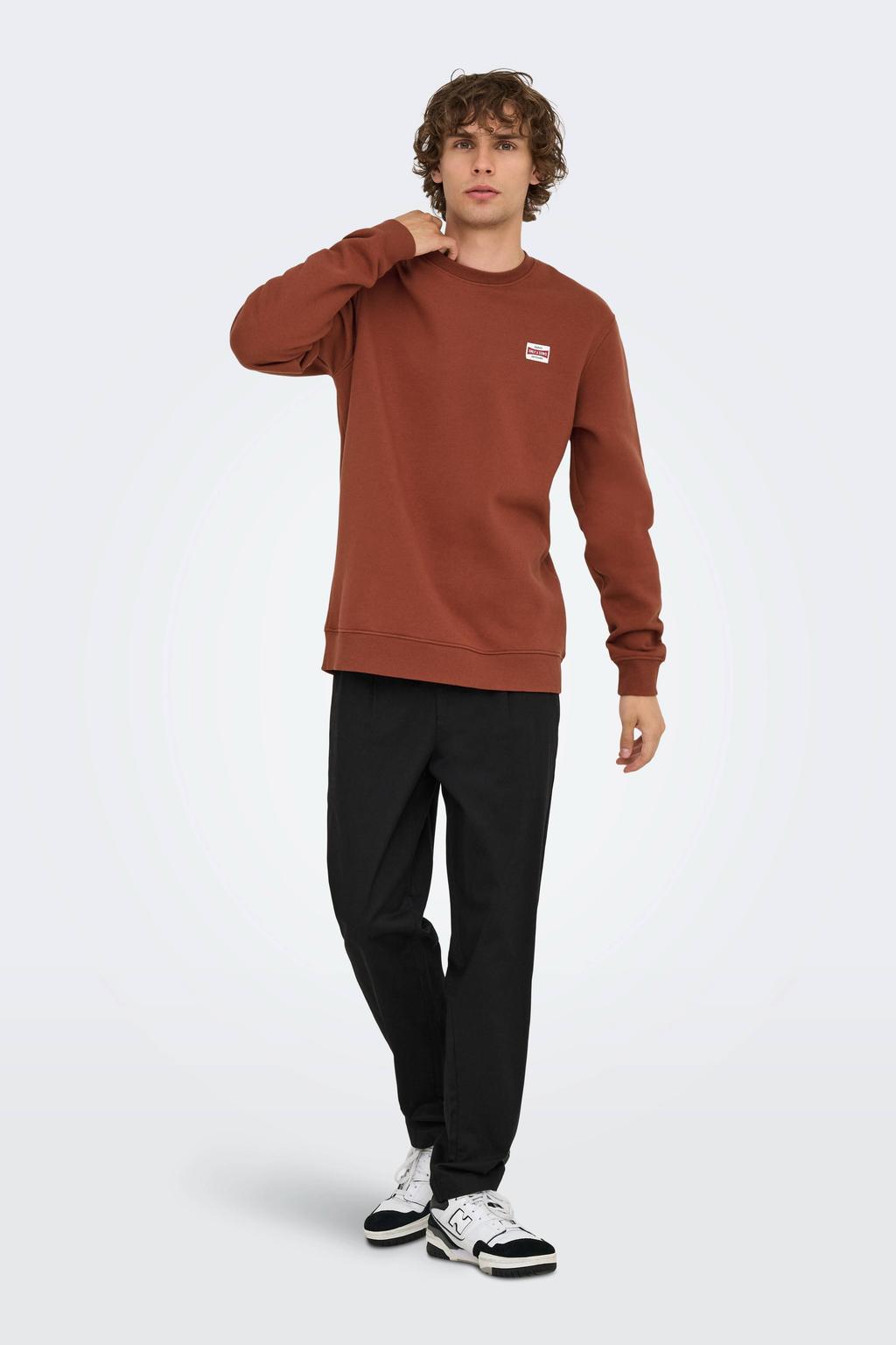 ONLY & SONS sweater brique