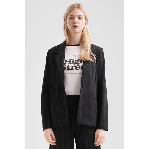 QS regular blazer zwart afbeelding